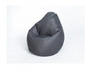 Кресло-мешок Груша велюр темно - серое большое в Винзили - vinzili.ok-mebel.com | фото