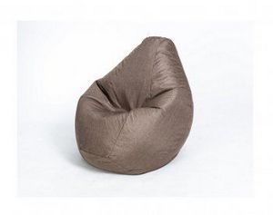 Кресло-мешок Груша велюр коричневое большое в Винзили - vinzili.ok-mebel.com | фото