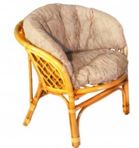 Кресло Багама (Мёд) подушки полные в Винзили - vinzili.ok-mebel.com | фото