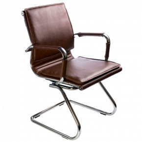 Кресло для посетителя Бюрократ CH-993-Low-V/Brown коричневый в Винзили - vinzili.ok-mebel.com | фото