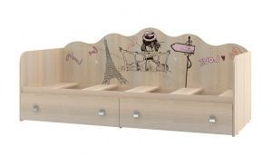Кровать для детской КР24 Париж в Винзили - vinzili.ok-mebel.com | фото